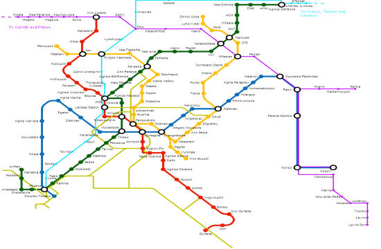 Athens metro and tram still in partial operation on Tuesday following snowstorm